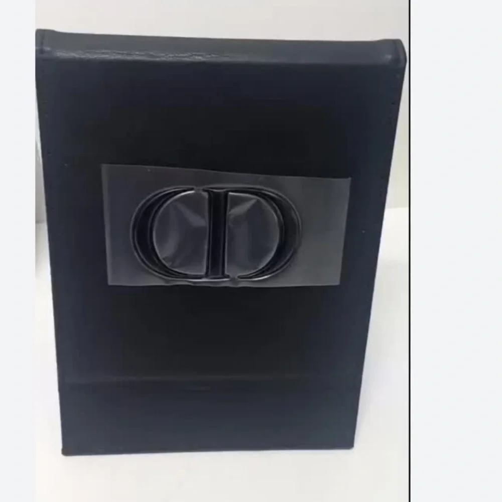 Dior Black Leather Card Case with CD Logo - Picture 3 of 10